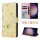 thumbnail image 2 of FOXDOCK Funda Tipo Cartera Floral para Samsung Galaxy S24 Ultra ,Funda con Tapa de Cuero PU, Protección Antigolpes con Ranuras para Tarjetas y Soporte, 2 of 5