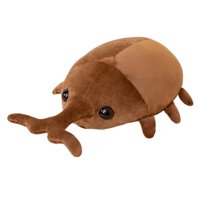 Magideal - Juguete De Peluche Simulado Animales Almohada Muñecas Muñeca Juguete Suave Almohada De Felpa Para Niños Cumpleaños Niños Pequeños , Marrón Oscuro S
