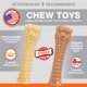 thumbnail image 2 of Nylabone Juguete de Masticar X‑Grande (2 unidades) Sabores Original y Tocino, 2 of 9