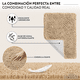 thumbnail image 5 of Alfombra De Baño 40 X 60 Cm Chenille Antideslizante Beige, 5 of 10