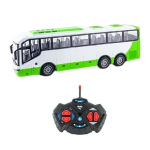 Bothyi - 1:30 Escala Radio Control Remoto Bus 27Mhz Para Niños Niños Regalos De Cumpleaños Verde