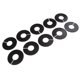 thumbnail image 3 of 10Pack Ropa Rack Size Dividers Armario Colgadores Redondos Dividers Black, 3 of 5