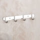 thumbnail image 4 of 1pc Wall Mounted Stainless Steel Hook Rack,No Punching Sturdy Hooks Rack For Bathroom ,Kitchen,Door,Wall,Rectangle Hooks Rack With Sticker, 4 of 4