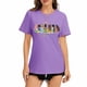 thumbnail image 2 of Remera de Mujer Talovee de Princesa con Castillo Mágico, Morada, Talle XL, 2 of 4