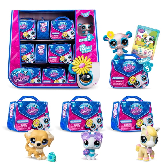 Set Coleccionable de 18 Mascotas Littlest Pet Shop Serie 5