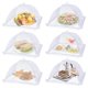 thumbnail image 1 of Cubierta para Alimentos Lauon Grande 6 Piezas Tienda de Malla 43x43 cm Nylon Blanco, 1 of 9