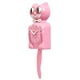 thumbnail image 3 of Reloj Kitty-Cat de satén rosa, 3 of 4