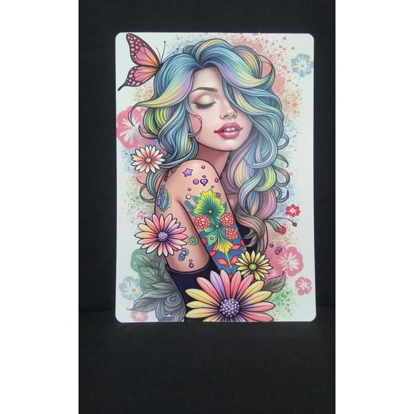 Poster De Aluminio Mujer Hermosa