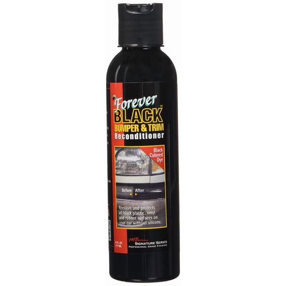 Tinte Bumper & Trim Forever Black de 180 ml con brocha aplicadora