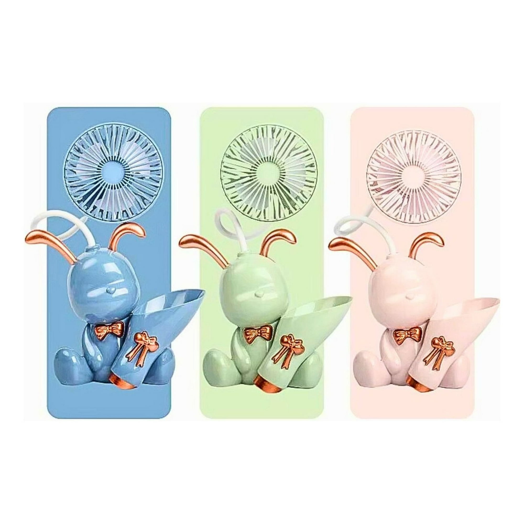 Genérico - Ventilador Mini Portatil Mesa Sacapuntas Portalápices Lau