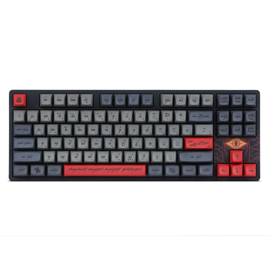 Teclado Mecánico Drop El Señor De Los Anillos Black Tkl