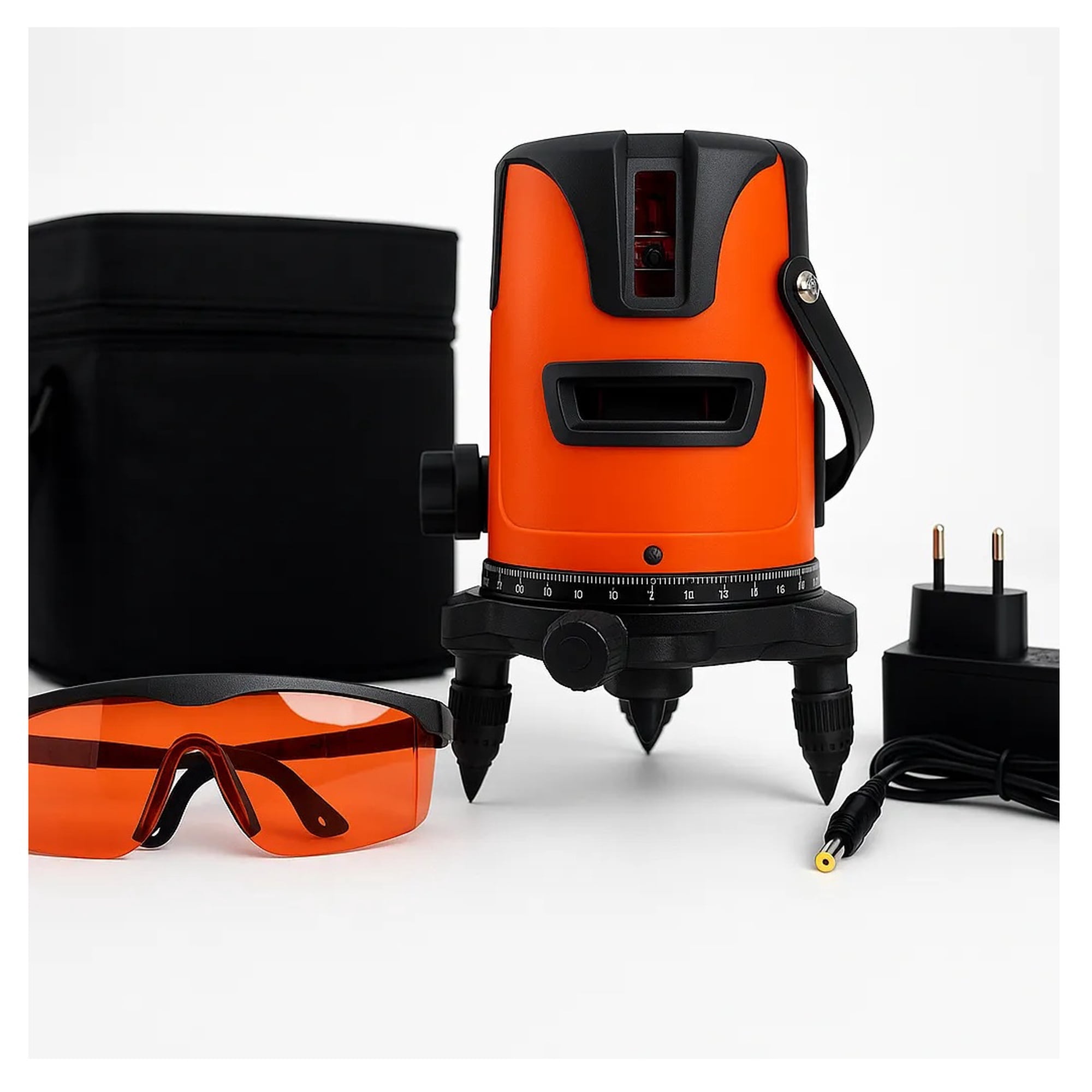 Eoland - Nivel Laser 360 Rojo Nivelador Laser Nivel Con Mini Tripode Nivel Laser 360