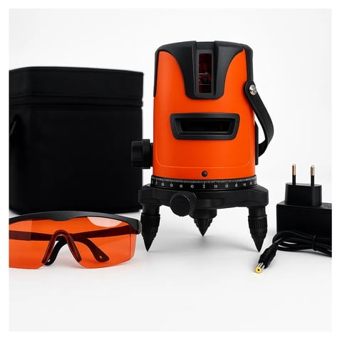 Eoland - Nivel Laser 360 Rojo Nivelador Laser Nivel Con Mini Tripode Nivel Laser 360