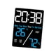 thumbnail image 2 of Reloj Despertador Digital Para El Hogar, 2 Configuraciones De Alarma Para El Aula, El Dormitorio, La Cocina, Azul, Digital, Blanco, 2 of 3