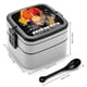 thumbnail image 2 of Mars Express Fiambrera de Doble Capa, Contenedor de Almuerzo Portátil Apilable, Almacenamiento de Alimentos Hermético a Prueba de Fugas, 1000ml, 2 of 6