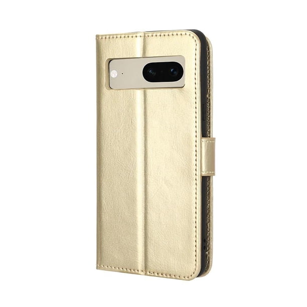Funda tipo libro para Google Pixel 7 5G, cartera todo‑en‑uno, funda multifuncional con tarjetero y correa de muñeca desmontable