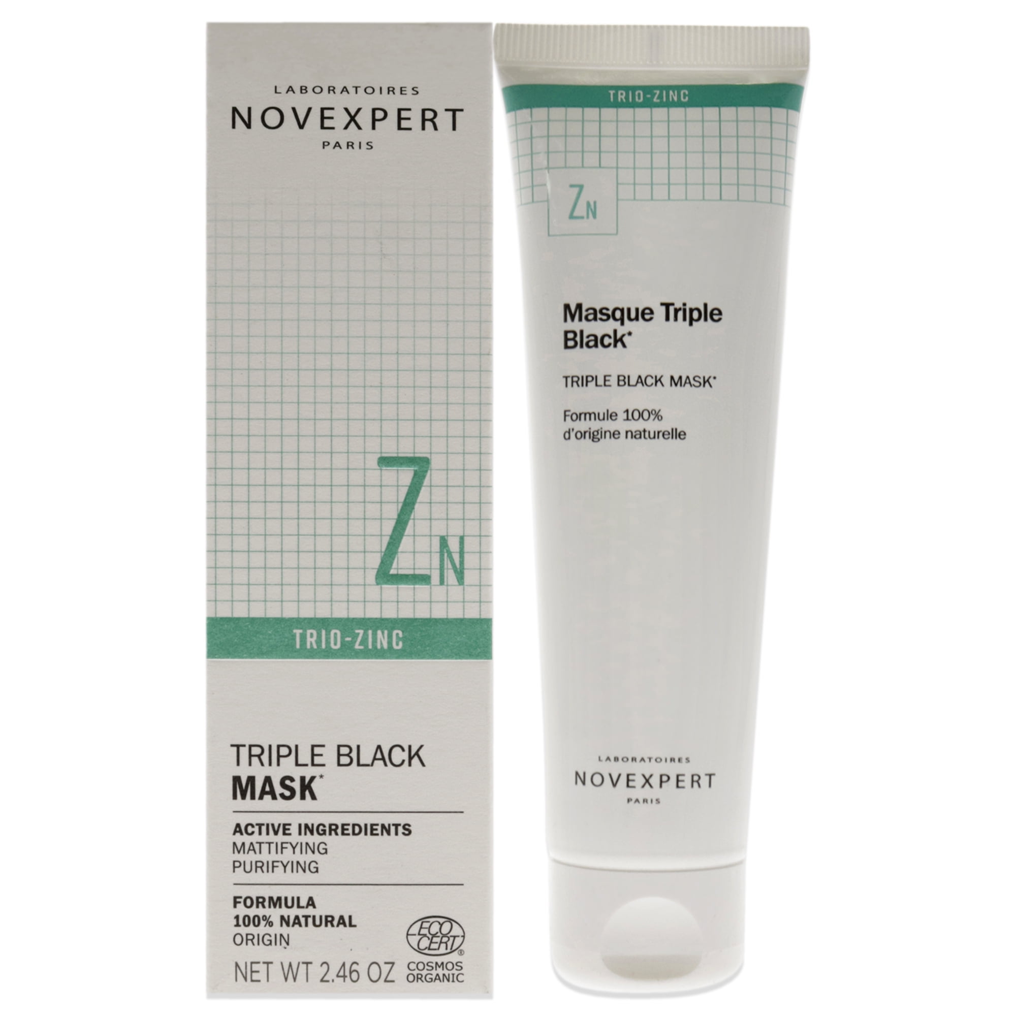 Novexpert - Mascarilla Negra Triple De Para Mujer - Mascarilla