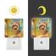 thumbnail image 3 of Pookoo Luz nocturna LED con sensor de anochecer a amanecer para dormitorio, baño, pasillo, escaleras - Lámpara LED nocturna de enchufe, 0.5W - 1 pieza, 3 of 6