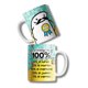 thumbnail image 1 of Taza Día del Trabajo Divertida - “En el Trabajo Doy el 100%” D10, 1 of 3