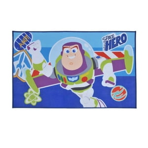 Genérico - Alfombra Bajada De Cama De 90X56Cm Dibujo Animado Heroe Espacial