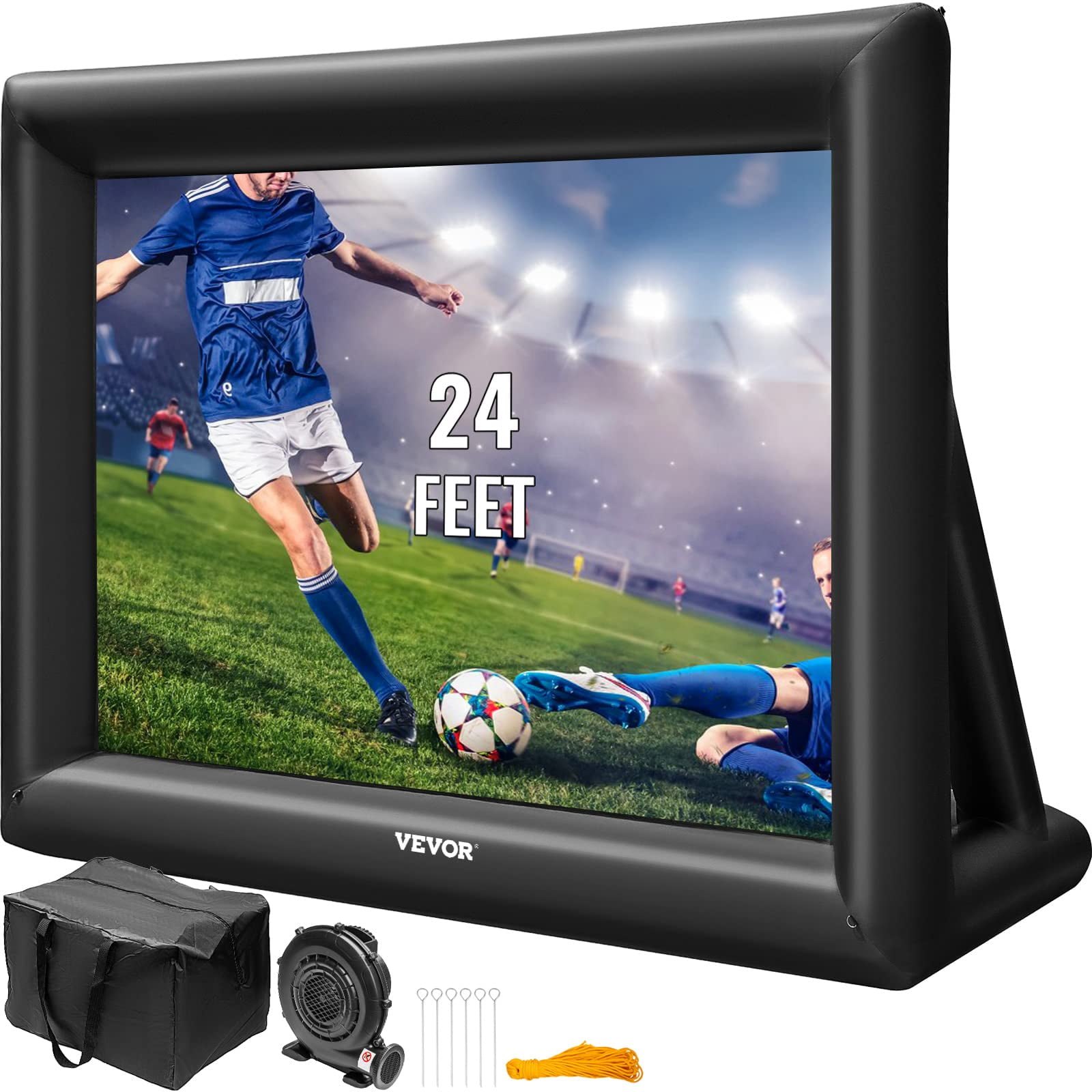 Pantalla De Cine Inflable Vevor 24 Pies