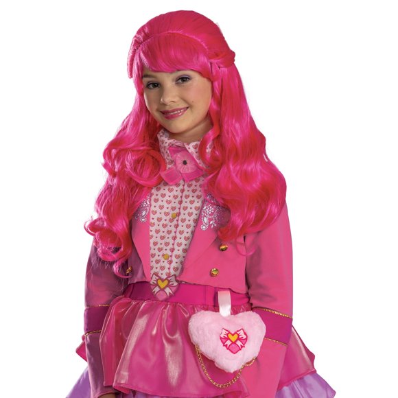 Peluca Disguise Disney Descendants Rosa para Niños