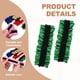 thumbnail image 3 of Uxcell Brazalete de Liga, Sujetador de Manga Antideslizante para Camisa de Hombre Cinturón Elástico Negro sobre Verde, 3 of 6