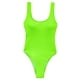 thumbnail image 2 of Traje De Ba?o Con Almohadillas En El Pecho Ropa De Playa Tanga Trajes De Ba?o Mujer M Fluorescente Verdoso, 2 of 5