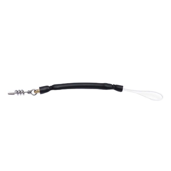 Cordón de espoleta para pesca submarina, tubo de goma para deportes acuáticos, conector resistente, cordón de choque portátil práctico y resistente pa espiral