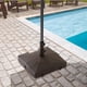 thumbnail image 2 of Base para sombrilla Casafield rellenable de 45 kg con ruedas, color marrón, 2 of 6