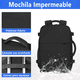 thumbnail image 3 of Mochila de Viaje Belug Mujer Mochila para Laptop 15.6 Pulgadas negra, 3 of 5
