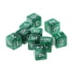 thumbnail image 1 of 10pcs Six Sided Dice D6 Jugando D&D RPG Party Games Dados Verde, 1 of 3