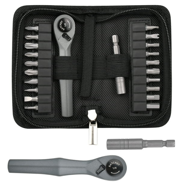 Juego Caja Set Dados Herramientas Mecánicas Mini, 25pcs, 1/4 | Lider