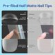 thumbnail image 5 of Kit de uñas Beetles Gel Polish 504 piezas con mini lámpara UV/LED y puntas de forma almendra, 5 of 6