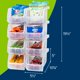 thumbnail image 3 of Contenedores de almacenamiento ReadySpace Organizing, paquete de 8, transparentes, 3 of 9