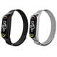 thumbnail image 1 of Juego de 2 Correas Magnéticas de Metal para Mi Band 7 6 5 4 3, Pulseras de Reloj Inteligente de Acero Inoxidable Ajustables, 1 of 7
