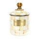 thumbnail image 1 of Tarro MACKENZIE-CHILDS Cuadros de Pergamino Amarillo y Crema, 1 of 6