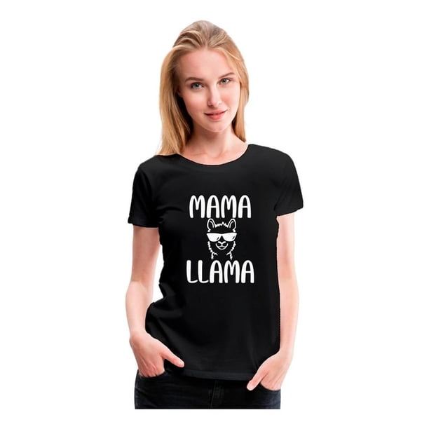 Polera Estampada Mama Llama Moda Mujer