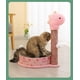 thumbnail image 3 of Rascador Resistente Arañazos Sisal Dinosaurio Para Gatos, color rosado, 3 of 3