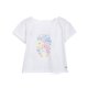 thumbnail image 1 of Polera Niña Manga Corta Estampado Jardín Blanco Pillin, 1 of 3