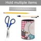 thumbnail image 5 of Dibujos animados de Gildo-theme Cylinder Pen Holder Pencil Organizer with Flannel Lining PVC Leather Material Cardboard Base for study work 10*8CM, 5 of 6