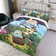 thumbnail image 3 of Lupi y Baduki Conjunto de sábanas temático, trío de piezas, cómodo y amigable con la piel, diseño único, regalo de decoración para el hogar para familiares, amigos y fans,135cm *200cm, 3 of 6