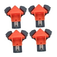 Magideal - Abrazaderas De Esquina De 4 Piezas, Abrazadera De Ángulo Recto Con Mordaza Ajustable, Fácil De Usar, Para Trabajar La Madera, Para Enmarcar.