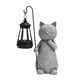 thumbnail image 3 of Estatua De Gato Para Exteriores, Luz Solar, Bonita Estatua De Jardín, Luz Para Casa, 9,5 X 11 X 26 Cm, 3 of 3