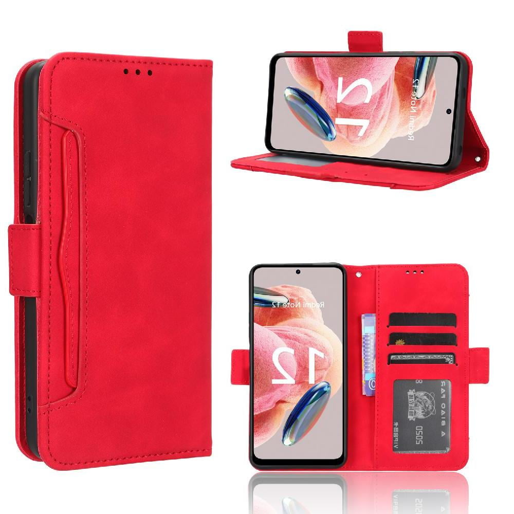 Funda Tipo Billetera Foxdock Para Xiaomi Redmi Note 12 4g – Tapa Flip Con Tarjetero