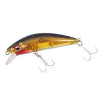 Magideal - Señuelos De Pesca Cebos Duros, Señuelos De Pesca De Pececillo Con Ojos 3D Crankbait, Señuelo De Aparejos De Pesca Swimbait Para Agua Dulce/Agua De Salada Espalda Negra