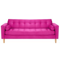 Bodevir - Sofa Retro 3Cg Felpa 05 Fucsia