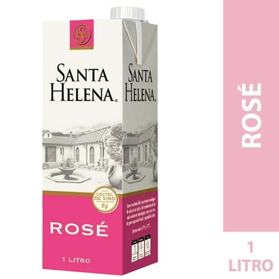 Cóctel De Vino Rosé 8° Caja 1 L Santa Helena