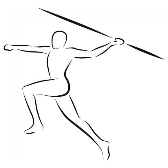 Decomural Javelin Thrower Athletics Sports WS-18549