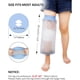 thumbnail image 2 of Cubierta de rodilla para ducha Cubierta de rodilla impermeable para ducha después de la cirugía Bolsa de fundición reutilizable después de la cirugía para herida, quemaduras, vendaje (1 piez, 2 of 3